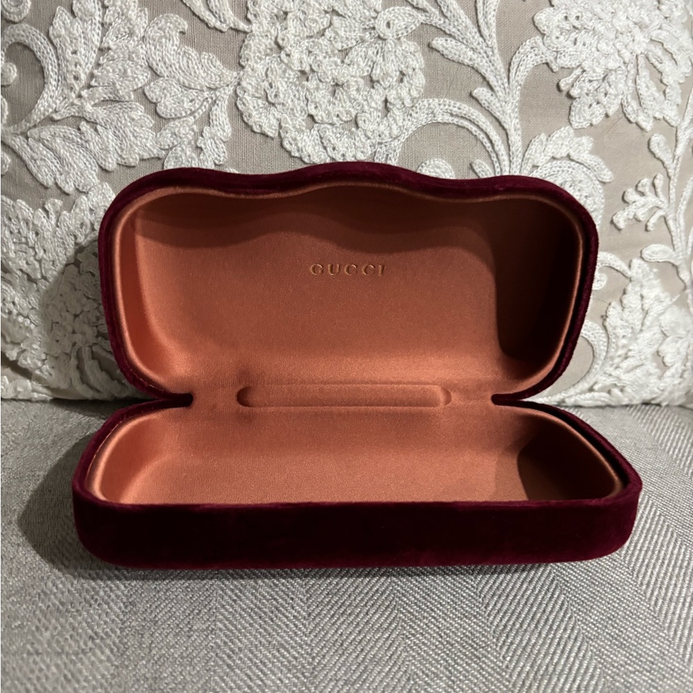 Gucci Burgundy Velvet Women's Bag
